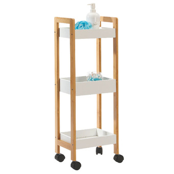 Stokomani L'ÉTAGÈRE À ROULETTES 3 NIVEAUX offre