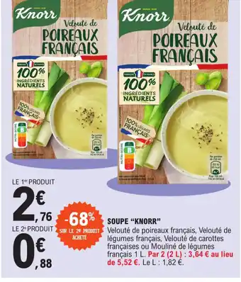 E.Leclerc Soupe Knorr offre