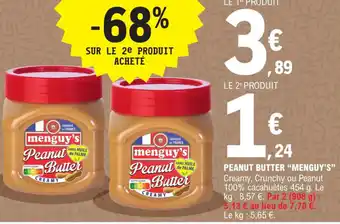 E.Leclerc Peanut Butter Menguy's offre