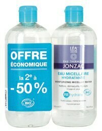 L'Eau Vive Lot de 2 eaux micellaires différents bienfaits offre