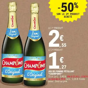 E.Leclerc Jus de Pomme Pétillant Champomy offre
