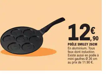 E.Leclerc Poêle Smiley 26CM offre