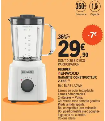 E.Leclerc Blender offre