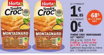 E.Leclerc Tendre Croc' Montagnard X2 Herta offre