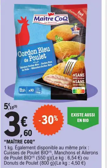 E.Leclerc Maître COQ offre