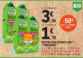 E.Leclerc Nectar Multifruits Nio Pressade offre