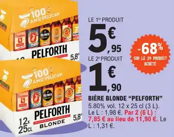 E.Leclerc Bière Blonde Pelforth offre