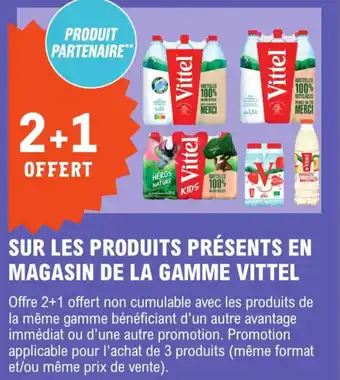 E.Leclerc Sur Les Produit Présent En Magasin De La Gamme Vittel offre