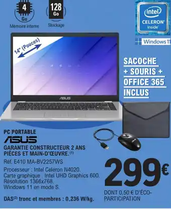 E.Leclerc PC Portable offre