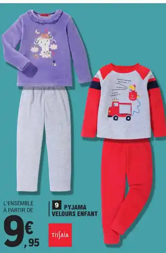 E.Leclerc Pyjama Velours Enfant offre