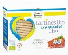 Tartines craquantes au lin