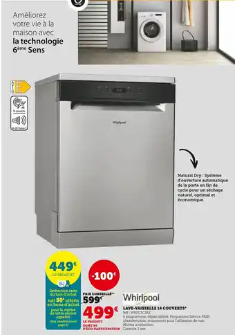Super U Lave-Vaisselle 14 Couverts offre