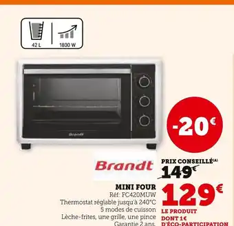 Super U Mini Four offre