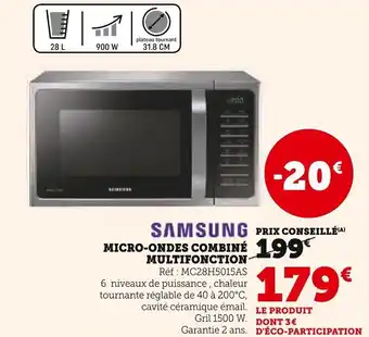 Super U MIcro-Ondes Combine Multifonction offre