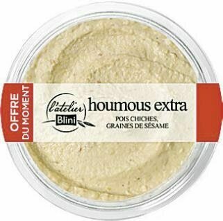 Houmous extra pois chiches graines de sésame