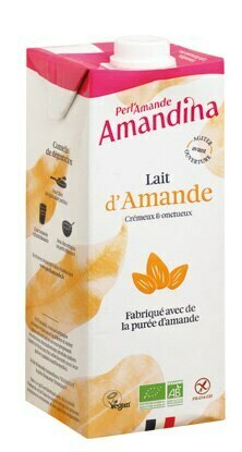 L'Eau Vive Amandina Lait d’amande offre