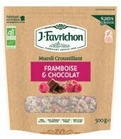 L'Eau Vive Muesli croustillant framboise/chocolat offre