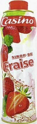 Casino Supermarchés Sirop de fraise offre