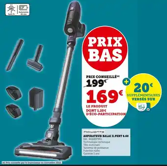 Super U Aspirateur Balai X.Pert 6.60 offre