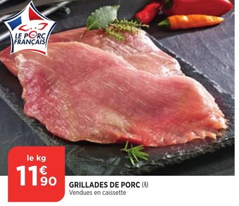 Bi1 Grillades De Porc offre