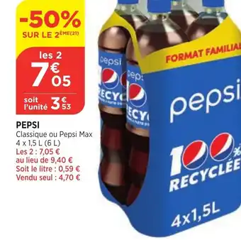 Bi1 Pepsi offre