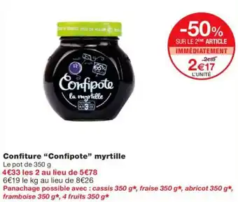 Confiture "Confipote" Myrtille