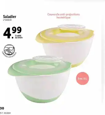 Lidl Saladier offre