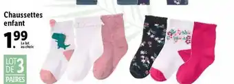 Lidl Chaussettes Enfant offre