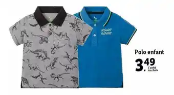 Lidl Polo Enfant offre