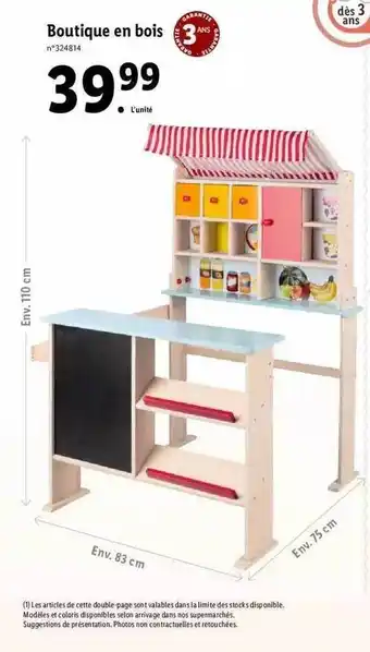 Boutique En Bois
