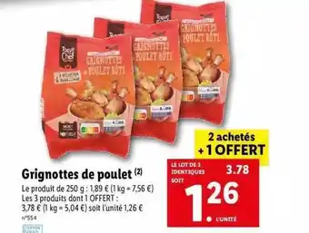 Grignottes De Poulet Toque Du Chef