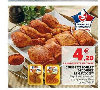 Cuisse De Poulet Découpée Le Gaulois