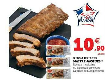 U Express Ribs à Griller Maître Jacques offre