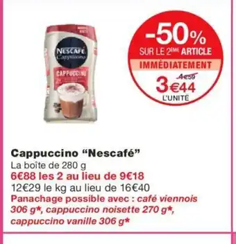 Cappuccino Nescafe