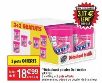 Cora x Carrefour Détachant vanish offre