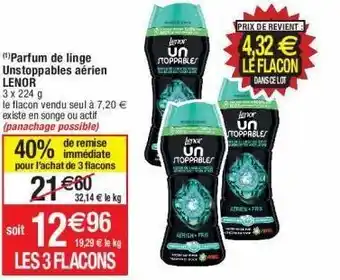 Cora x Carrefour Producto lenor offre