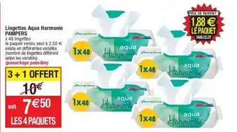 Cora x Carrefour Lingettes bébés pampers offre