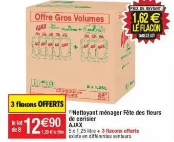 Cora x Carrefour Nettoyants ajax offre