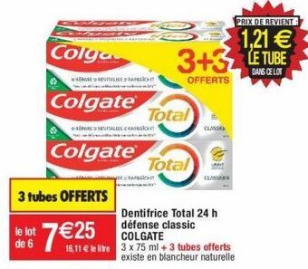 Cora x Carrefour Dentifrice colgate offre