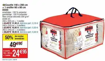 Cora x Carrefour Couette dodo offre