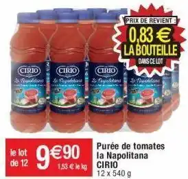 Cora x Carrefour Tomates cirio offre