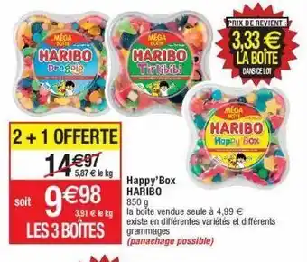 Cora x Carrefour Bonbons gélifiés haribo offre