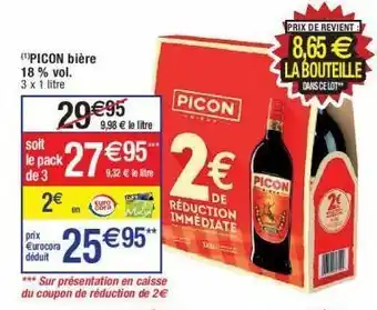 Cora x Carrefour Bière picon offre