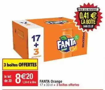 Cora x Carrefour Boissons fanta offre