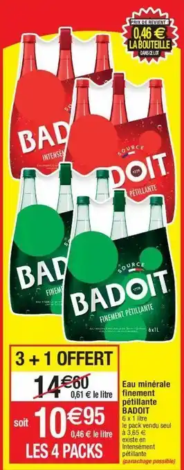 Cora x Carrefour Eau badoit offre