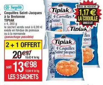 Coquilles saint-jacques tipiak