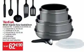 Cora x Carrefour Ustensiles de cuisine tefal offre