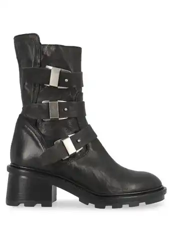 Edisac Bottines à talon en cuir offre