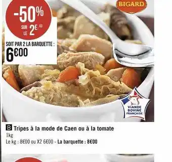 Tripes Ă la mode de caen ou Ă la tomate