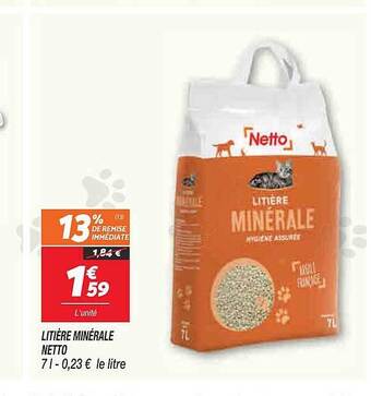 Netto Litière minérale netto offre